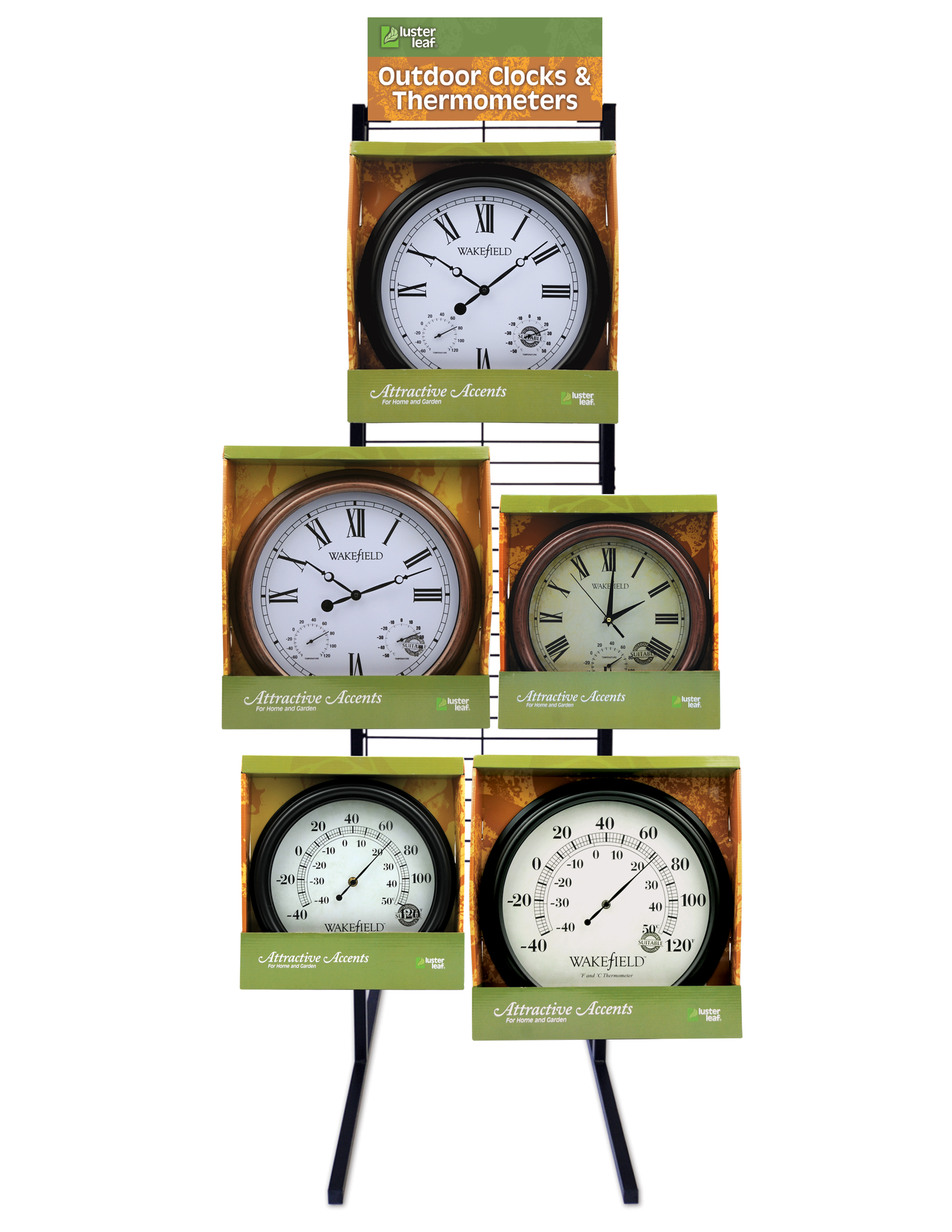 Luster Leaf Gardening Products - Outdoor Clocks / Thermometers