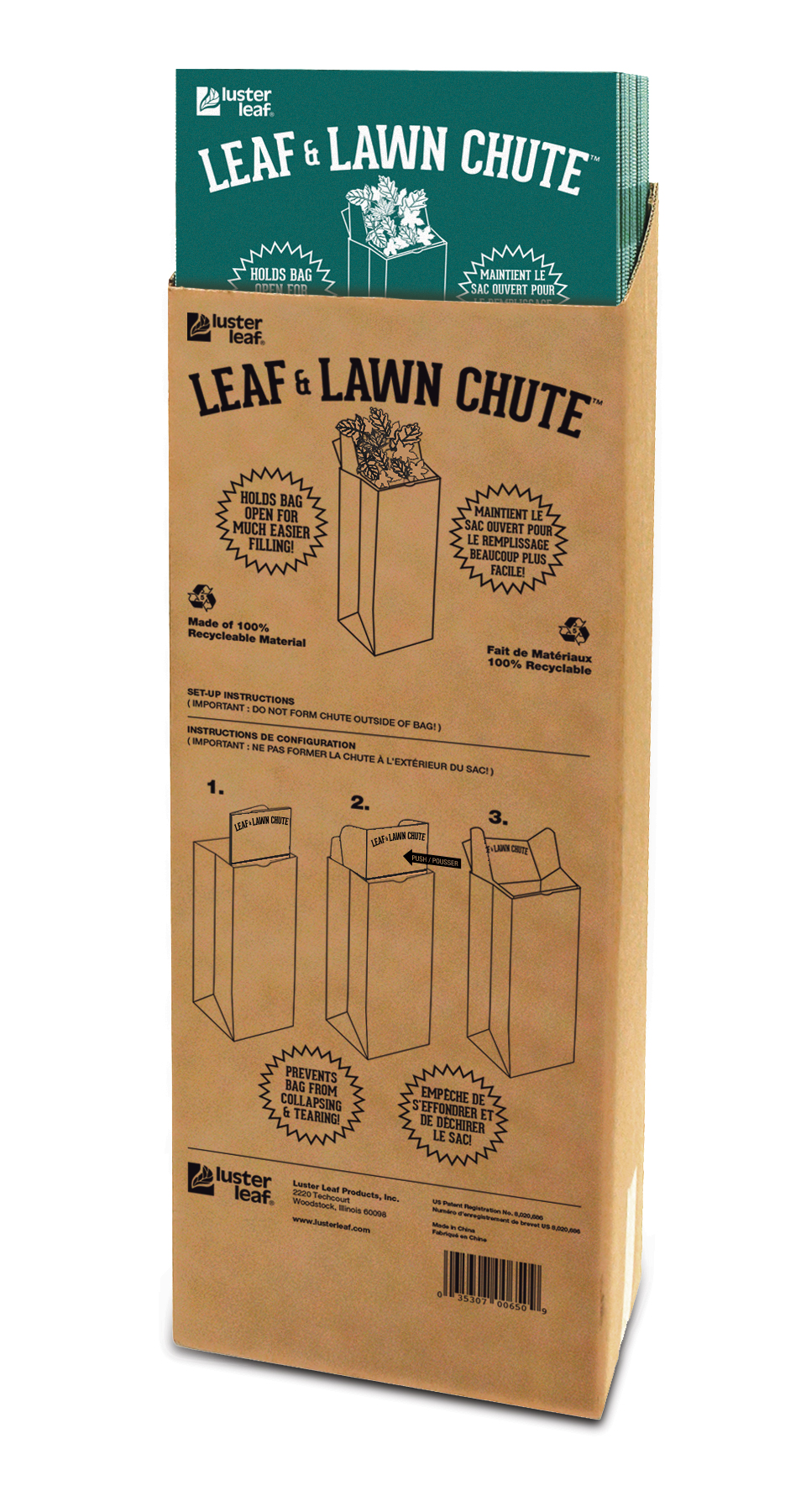 Luster Leaf 30 gal Lawn & Leaf Bag Holder Open 1 pk