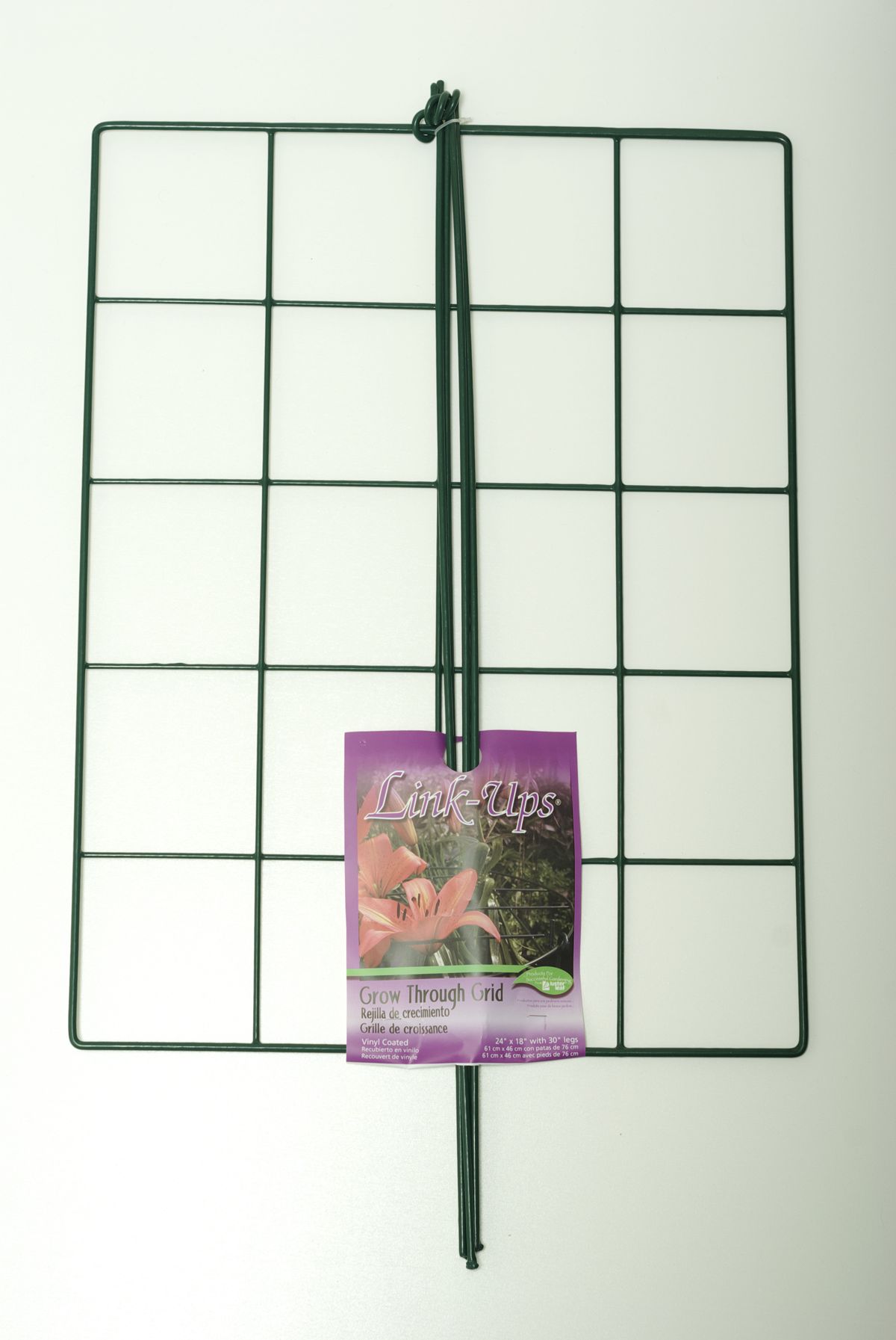 Flower Support, Green, 24 x 14-In