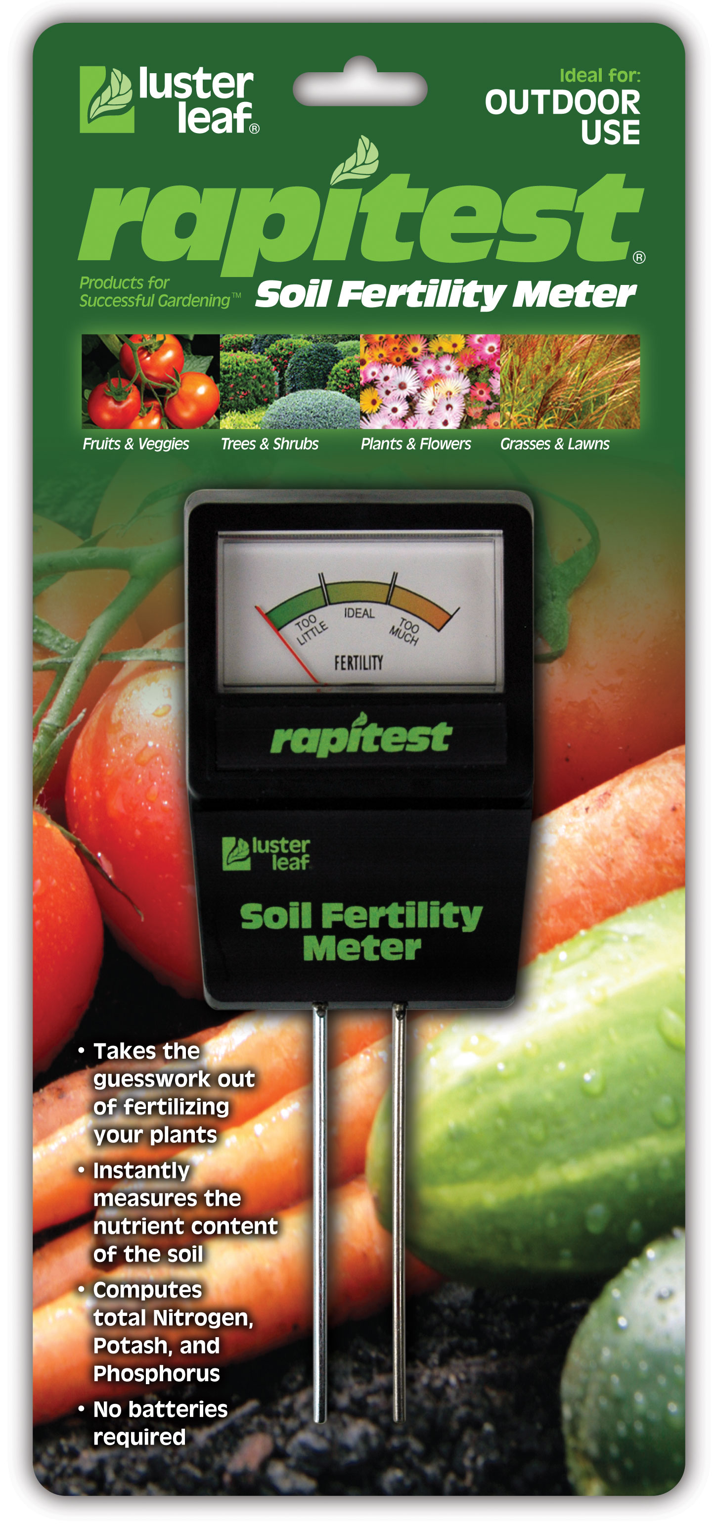 Luster Leaf 1612 Rapitest pH Soil Tester 